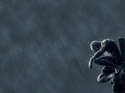 黑色蜘蛛侠背景