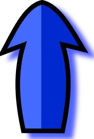 蓝色箭头剪贴画