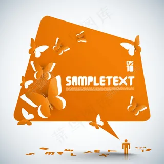 矢量蝴蝶花纹 矢量蝴蝶花纹