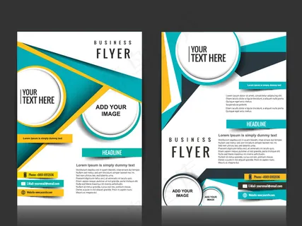 公司宣传单DM单折页模板EPS矢量...