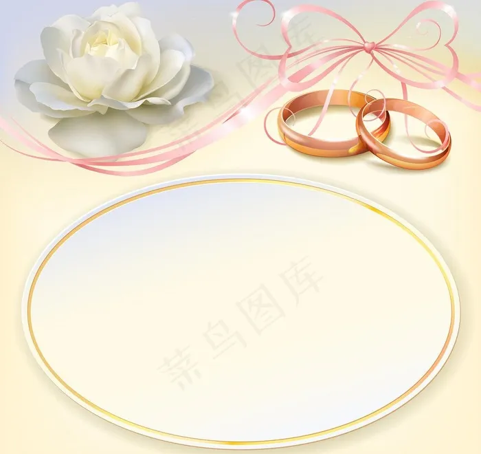 婚礼邀请卡图片eps,ai矢量模版下载