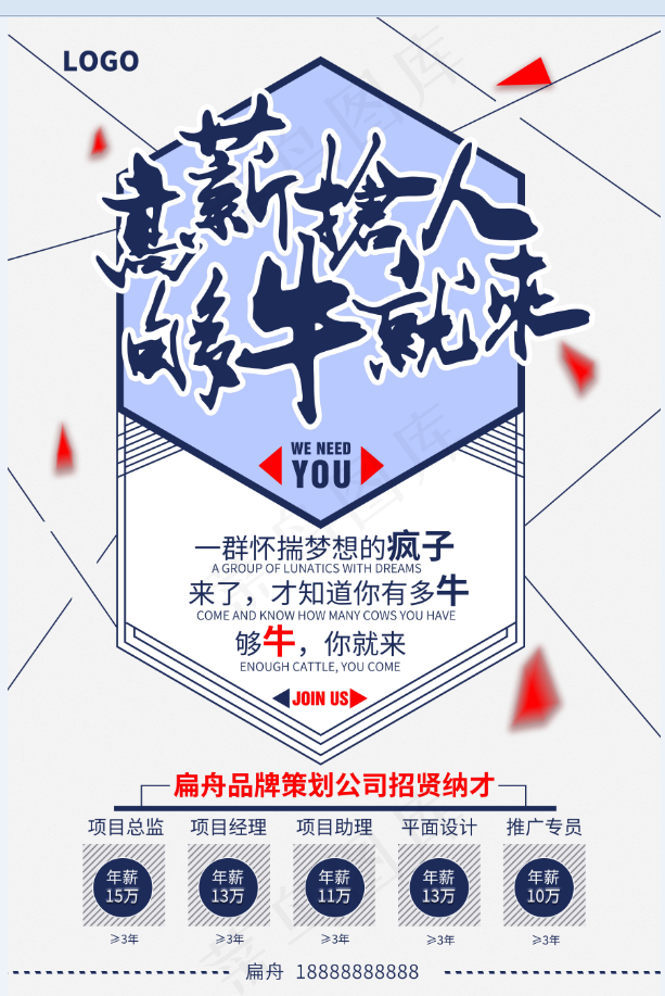 招聘海报 高新