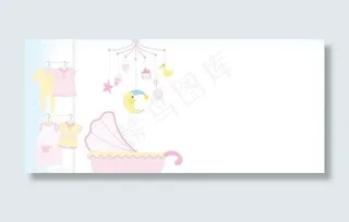 婴儿用品矢量素材图片