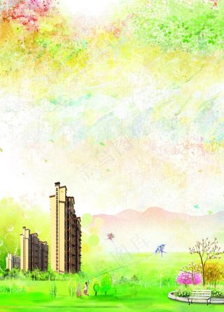 房地产春天元素免费下载