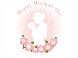 母亲节矢量壁纸