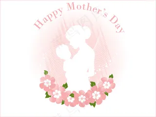 母亲节矢量壁纸