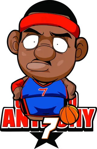 安东尼 Q版 球星 球服 T恤 印...