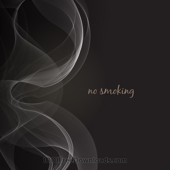 No smoking 宣传背景矢量...ai矢量模版下载