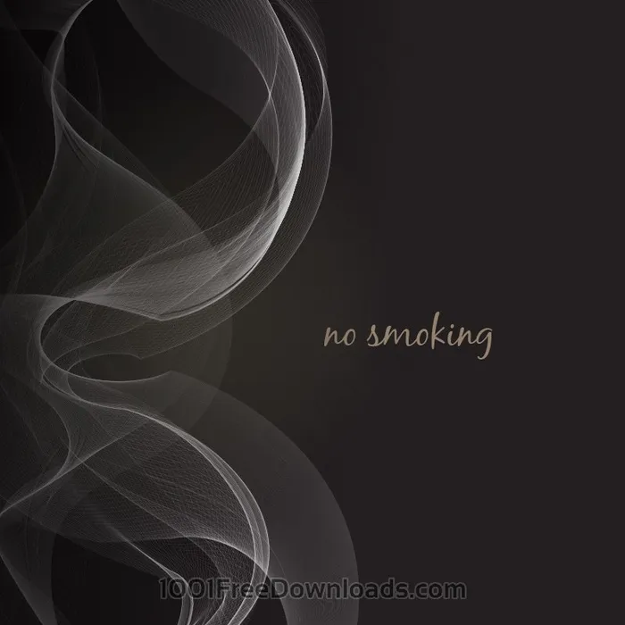 No smoking 宣传背景矢量...ai矢量模版下载