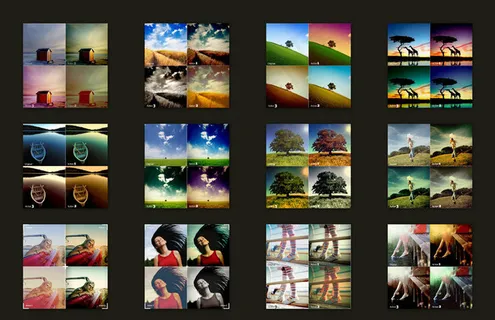 外景照片反转负冲效果调色动作