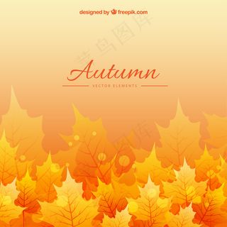 黄色背景矢量图