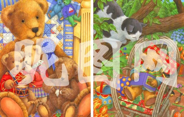 卡通绘本 玩具熊图片