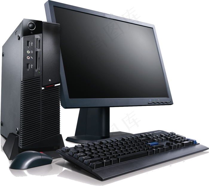电脑显示器台式机免抠png透明图层素材