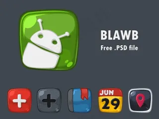 安卓小图标PSD素材