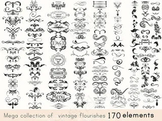 古典欧式花纹设计矢量素材