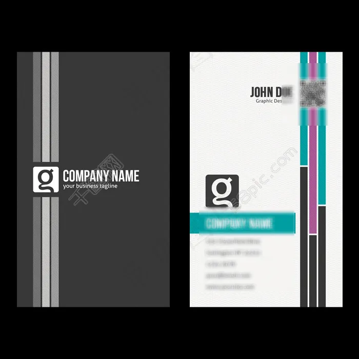 高端名片源文件psd模版下载