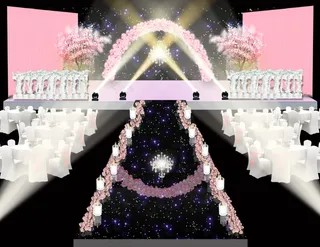 樱花婚礼主舞台