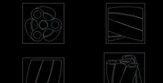 罗茨风机扭叶转子三维图