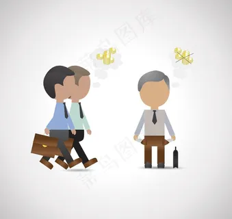 卡通职场人物图片