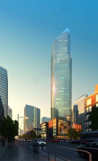 商务中心高楼