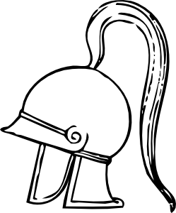 希腊头盔剪辑艺术