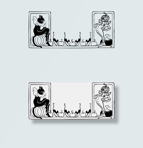 黑猫南瓜剪贴画