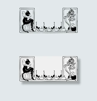 黑猫南瓜剪贴画