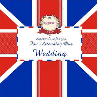 英伦婚庆展板背景墙