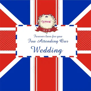 英伦婚庆展板背景墙