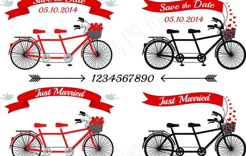 婚礼邀请卡图片