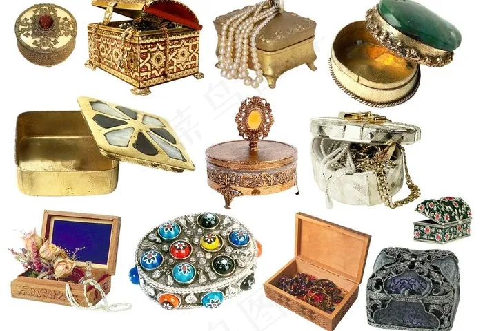 首饰盒图片psd模版下载