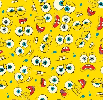 海绵宝宝重复图案