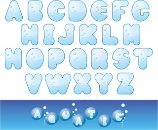 可爱英文字母设计