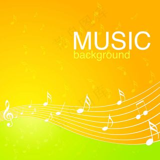 充满活力的音乐背景图案04矢量