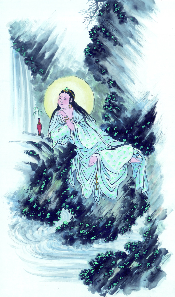 神仙佛像 中国画_0007