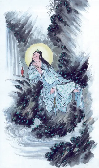 神仙佛像 中国画_0007