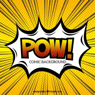 黄色背景矢量图