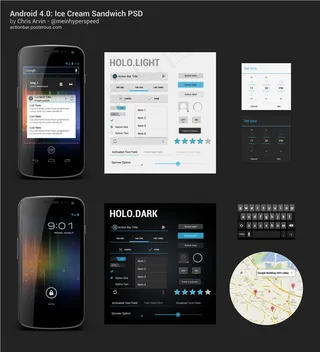 手机界面创意设计UI设计素材