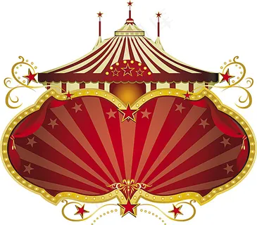创意马戏团花纹