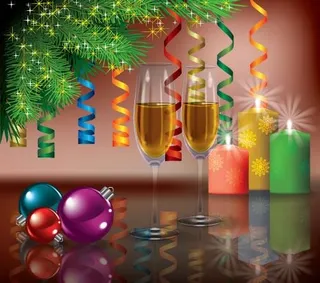 圣诞节装饰品矢量素材