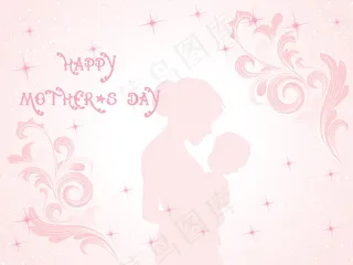 母亲节矢量壁纸
