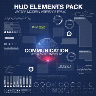 *科技感游戏界面UI