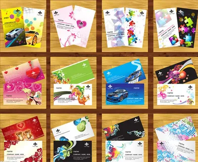 高档时尚名片设计模板