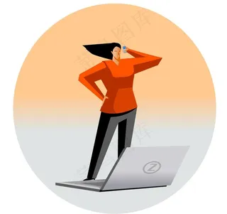 矢量卡通商务人物图片