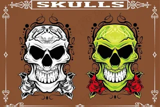 骷髅头图片