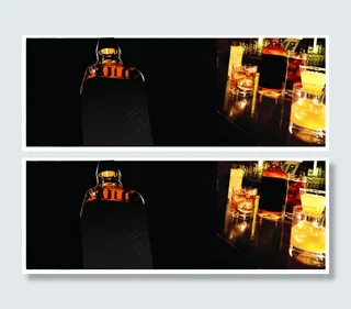 洋酒创意广告图片