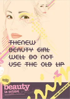 彩妆广告招贴ps设计文件下载