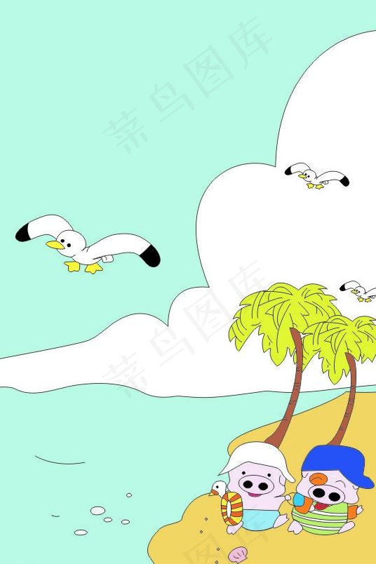 麦兜小猪图片cdr矢量模版下载
