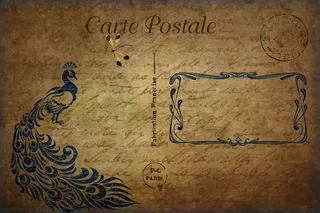 古典怀旧明信片