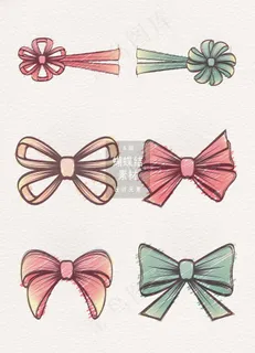 蝴蝶结素材
